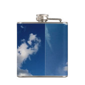 Lange zachte wolk heupfles (Achterkant)