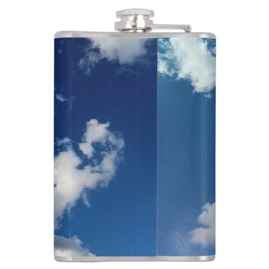 Lange zachte wolk heupfles (Achterkant)