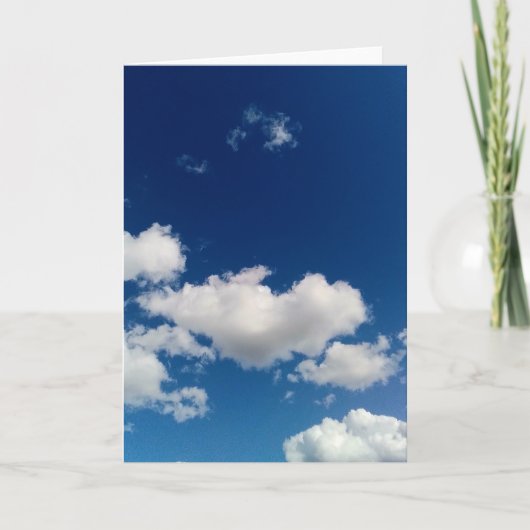 Lange zachte wolk kaart (Voorkant)