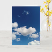 Lange zachte wolk kaart (Gele Bloem)