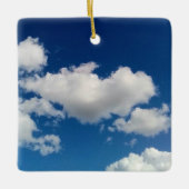 Lange zachte wolk keramisch ornament (Voorkant)