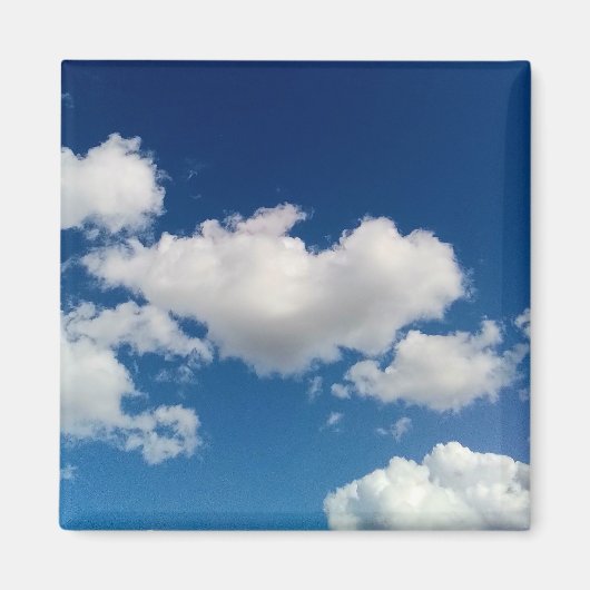 Lange zachte wolk magneet (Voorkant)