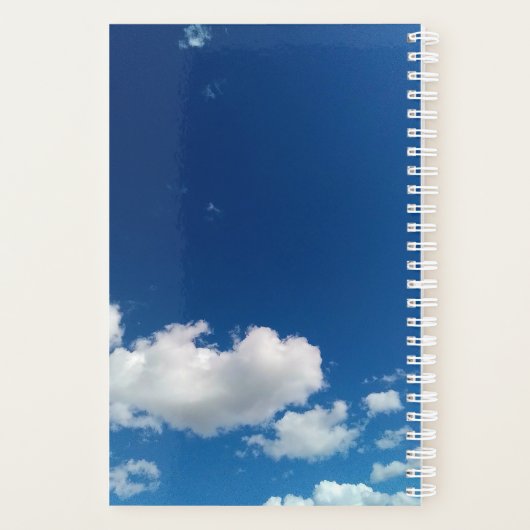 Lange zachte wolk planner (Achterkant)