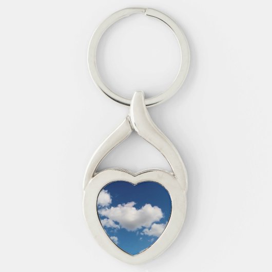 Lange zachte wolk sleutelhanger (Voorkant)