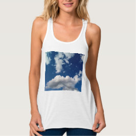 Lange zachte wolk tanktop