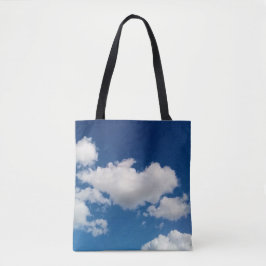 Lange zachte wolk tote bag