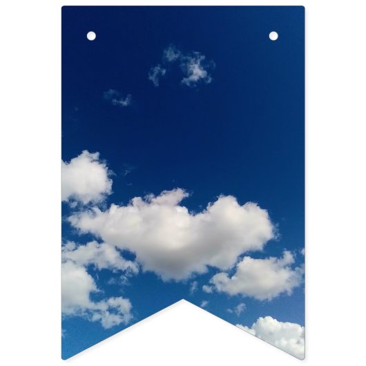 Lange zachte wolk vlaggetjes (Tweede vlag)