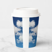 Lange zachte wolken papieren bekers (Links)