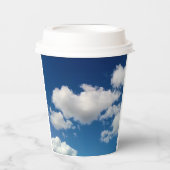 Lange zachte wolken papieren bekers (Voorkant)