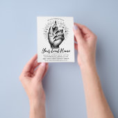 Lange zwarte nagels Crystal Energy Magic  Flyer (Hand)