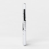 Lange zwarte spijkers & Crystal Energy Magic  Case-Mate iPhone Case (Achterkant/links)