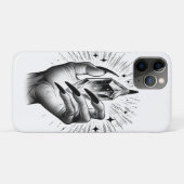 Lange zwarte spijkers & Crystal Energy Magic  Case-Mate iPhone Case (Achterkant (horizontaal))