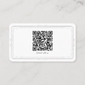 Lange Zwarte Spijkers & Kristal Energie Vrij Gift  Visitekaartje (Achterkant)