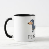 Langedag Dachshund 11 oz Combo Mok (Links)