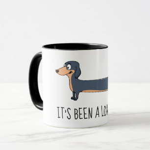 Langedag Dachshund 11 oz Combo Mok