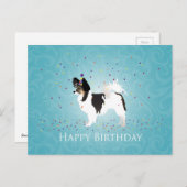 Langehardende Chihuahua Birthday Design Briefkaart (Voorkant / Achterkant)