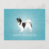 Langehardende Chihuahua Birthday Design Briefkaart (Voorkant)
