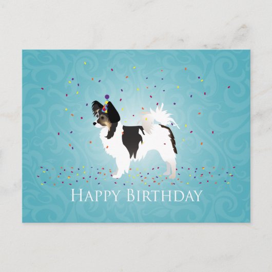 Langehardende Chihuahua Birthday Design Briefkaart (Voorkant)