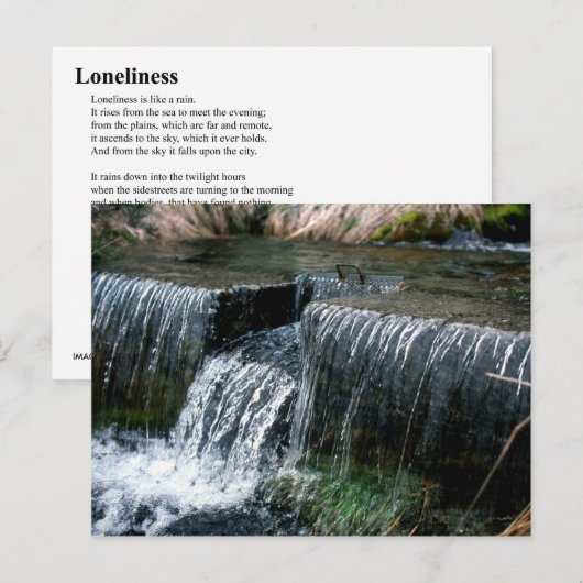 LANGELIJKHEID BRIEFKAART (Voorkant / Achterkant)