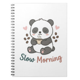 Langemorgen Pandajournaal | Mooie Gezellige Notiti Notitieboek