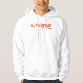 Langemorgen Stil Denken Inspirerend Citaat Hoodie
