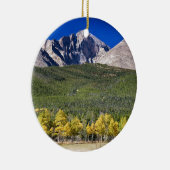 Langen Peak a Colorado Playground Keramisch Ornament (Rechts)