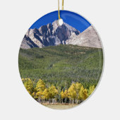 Langen Peak a Colorado Playground Keramisch Ornament (Links)