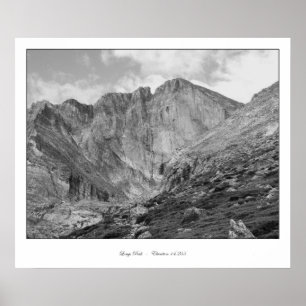 Langen Peak Beauful Rugged Rocky Mountain Poster