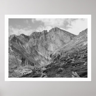 Langen Peak Beauful Rugged Rocky Mountain Poster