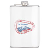 Langen Peak Diamond Rock Beklimming Carabiner Heupfles (Voorkant)