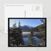 Langen Peak in Beer Lake Rocky Mountain Natl Park Briefkaart (Voorkant / Achterkant)