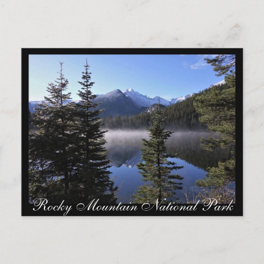 Langen Peak in Beer Lake Rocky Mountain Natl Park Briefkaart (Voorkant)