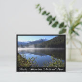 Langen Peak in Beer Lake Rocky Mountain Natl Park Briefkaart (Staand voorkant)