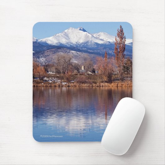 Langen Peak Reflection Mouspad Muismat (Met muis)