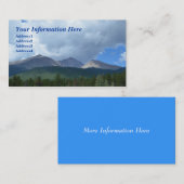 Langen Peak, Rocky Mountain Nat. Park Visitekaartj Visitekaartje (Voorkant / Achterkant)