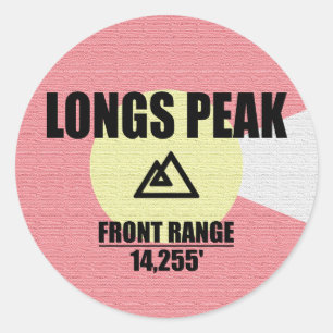 Langen Peak Ronde Sticker