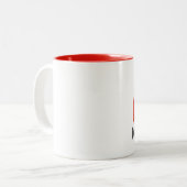 Langen Peak Tweekleurige Koffiemok (Voorkant links)