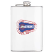 Langen Piekbeklimmer Carabiner Heupfles (Voorkant)