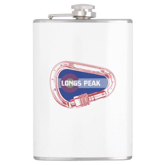 Langen Piekbeklimmer Carabiner Heupfles (Voorkant)