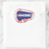 Langen Piekbeklimmer Carabiner Ovale Sticker (Tas)