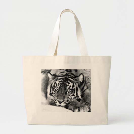 Langer aan be_Bag_by Elenne Boothe Grote Tote Bag (Voorkant)
