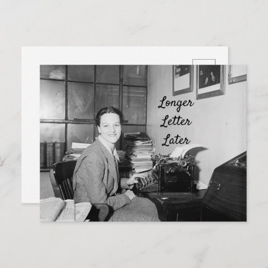 Langer Letter later Briefkaart (Voorkant / Achterkant)