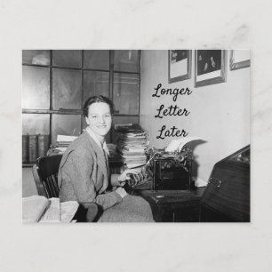 Langer Letter later Briefkaart