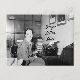 Langer Letter later Briefkaart