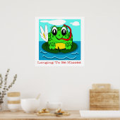 Langer om gekust te worden poster (Keuken)