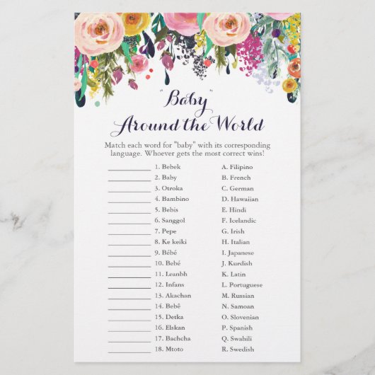 Langere Baby rond het Wereldvertaalspel (Voorkant)