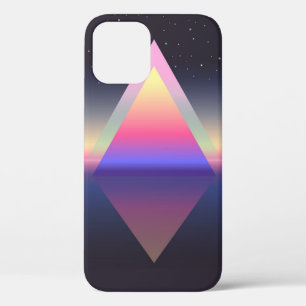 Langere driehoek. Ethereum concept. futuristische  Case-Mate iPhone Case