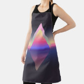 Langere driehoek. Ethereum concept. futuristische  Schort (Insitu)