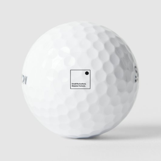 Langetermijnbelegger – Kleine Schommelingen Golfballen (Voorkant)