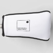 Langetermijnbelegger – Kleine Schommelingen Golfheadcover (Voorkant)